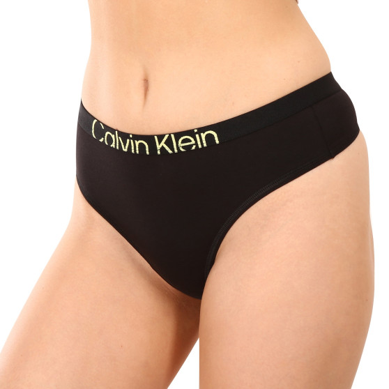 Ženske tangice Calvin Klein črne (QF7401E-UB1)