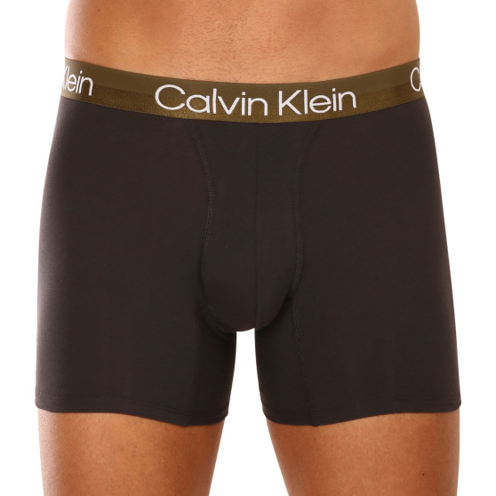 3PACK Moške boksarice Calvin Klein črne (NB2971A-GZ5)