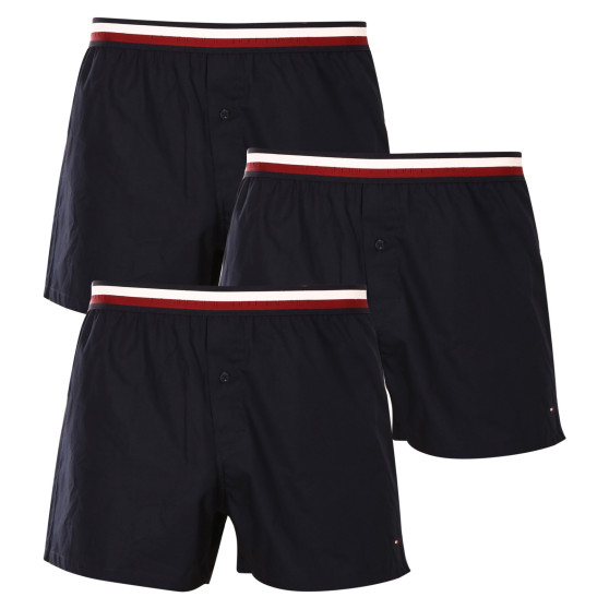 3PACK moške boksarice Tommy Hilfiger temno modre (UM0UM03121 0XO)