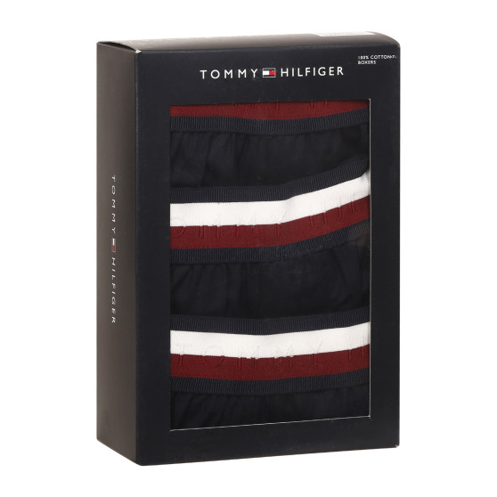 3PACK moške boksarice Tommy Hilfiger temno modre (UM0UM03121 0XO)