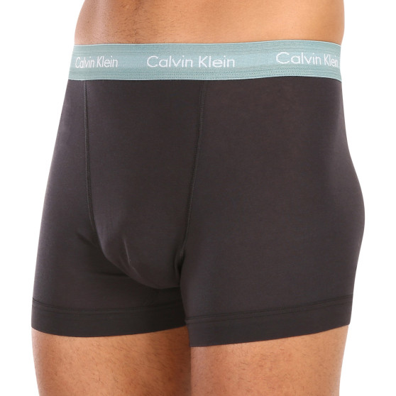 3PACK Moške boksarice Calvin Klein črne (U2662G-H53)