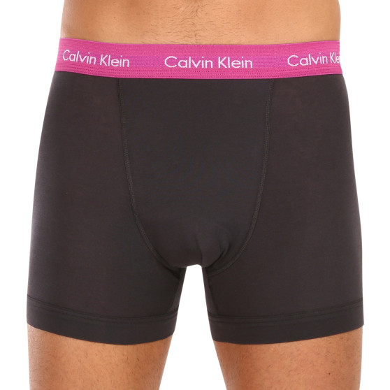 3PACK Moške boksarice Calvin Klein črne (U2662G-H53)