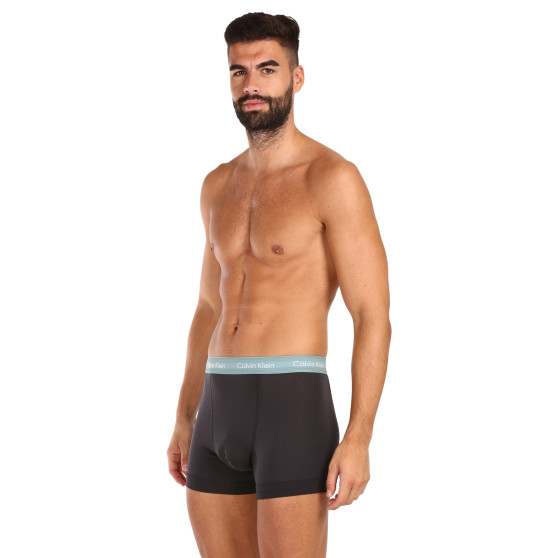 3PACK Moške boksarice Calvin Klein črne (U2662G-H53)