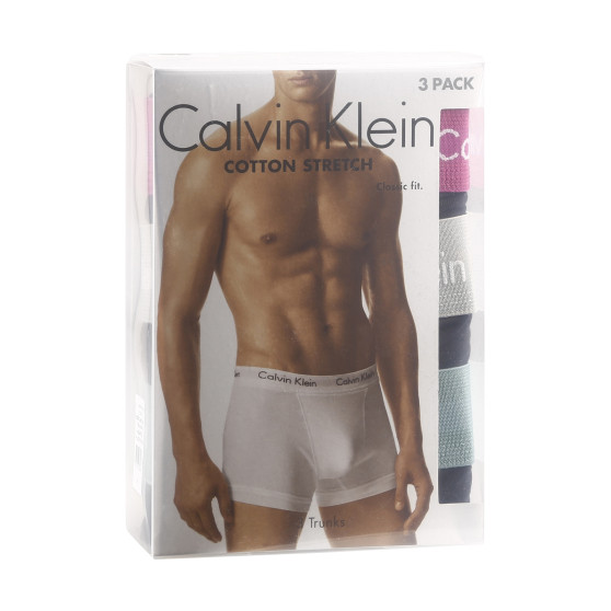 3PACK Moške boksarice Calvin Klein črne (U2662G-H53)