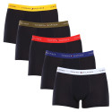 5PACK Moške boksarice Tommy Hilfiger črne (UM0UM03061 0W9)