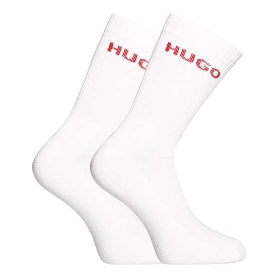6PACK nogavice HUGO visoke bele (50510187 100)