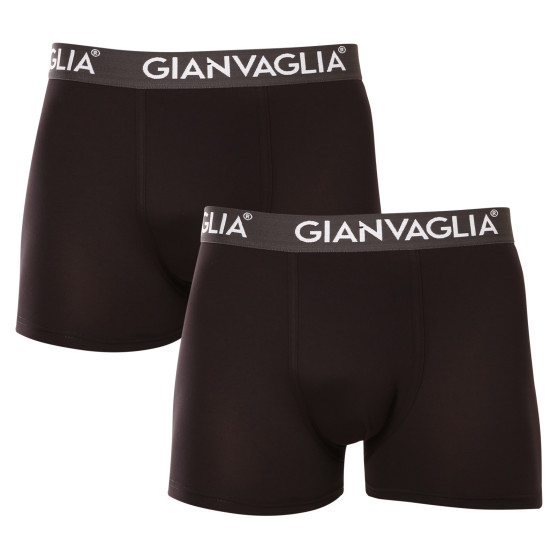 2PACK Moške boksarice Gianvaglia črne (GVG-5007)