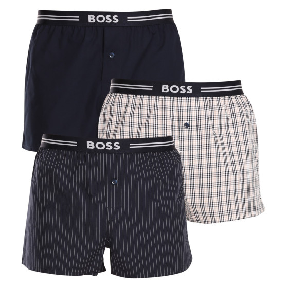 3PACK moške boksarice Hugo Boss večbarvne (50480034 275)