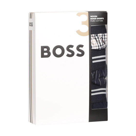 3PACK moške boksarice Hugo Boss večbarvne (50480034 275)