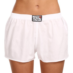 Ženske kratke hlače Styx classic elastic white (K1061)