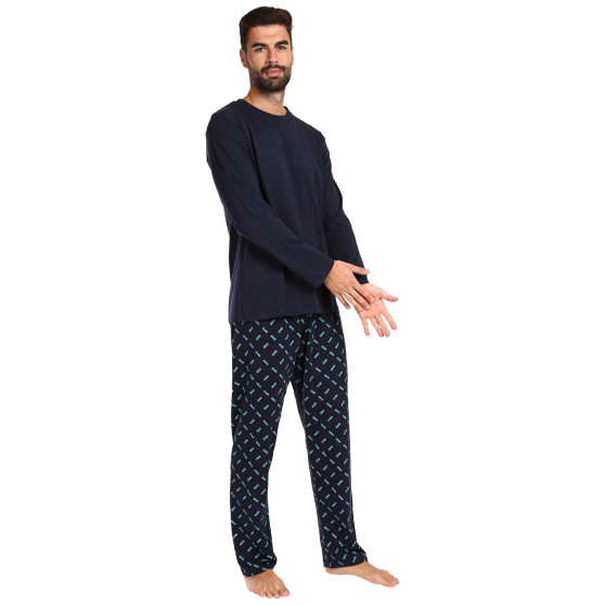 Moška pižama Gino večbarvna (79147)