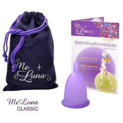 Menstrualna skodelica Me Luna Classic S s pecljem vijolična (MELU039)