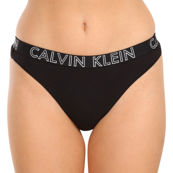 Ženske tangice Calvin Klein črne (QD3636E-001)