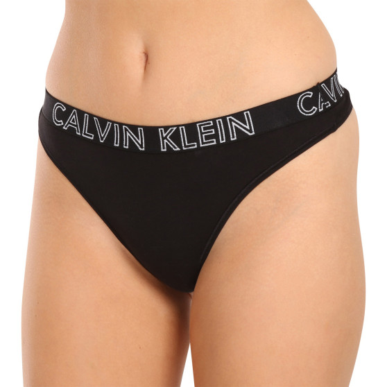 Ženske tangice Calvin Klein črne (QD3636E-001)