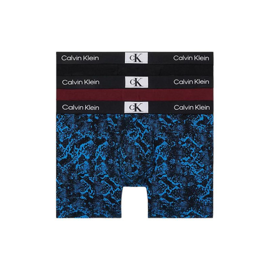 3PACK Moške boksarice Calvin Klein večbarvne (NB3529E-I04)