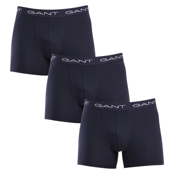 3PACK moške boksarice Gant modre (900013004-410)