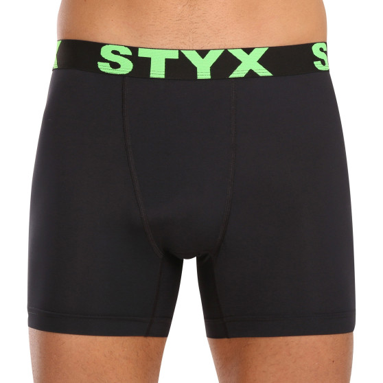 3PACK moške funkcionalne boksarice Styx črne (3W96012)