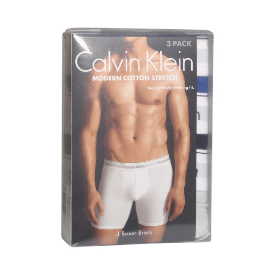 3PACK Moške boksarice Calvin Klein večbarvne (NB2381A-GW4)
