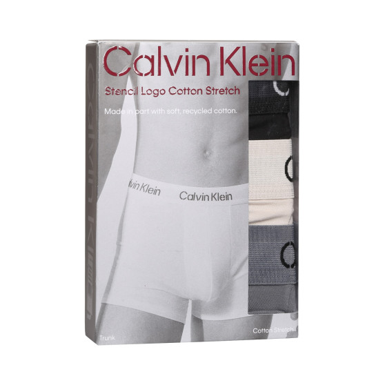 3PACK Moške boksarice Calvin Klein večbarvne (NB3709A-FZ6)