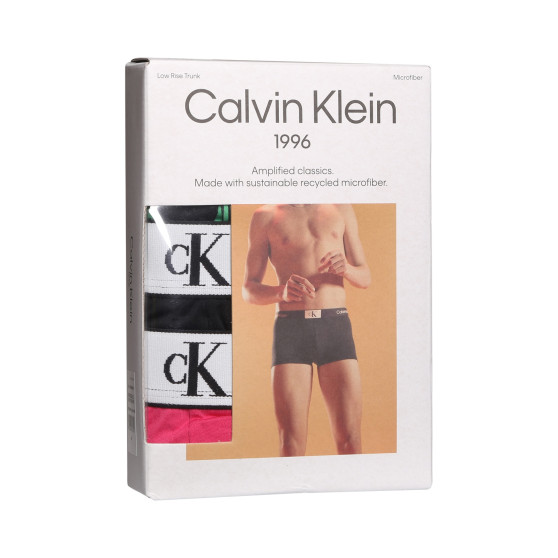 3PACK Moške boksarice Calvin Klein večbarvne (NB3532E-HZL)
