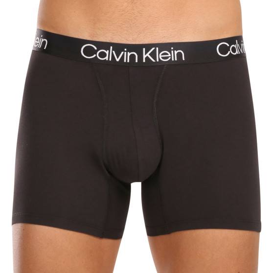 3PACK Moške boksarice Calvin Klein črne (NB2971A-7VI)