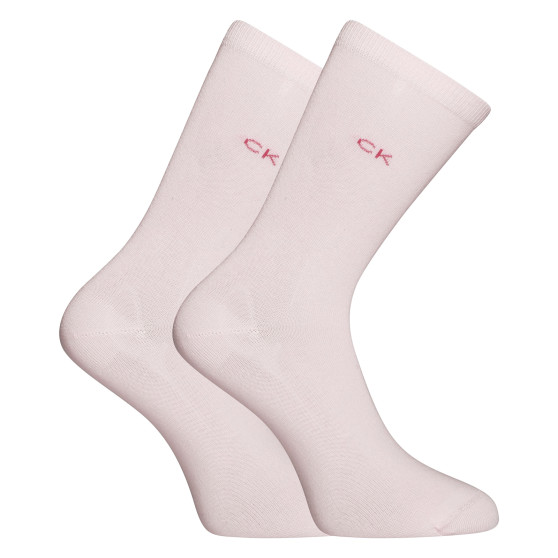 2PACK ženske nogavice Calvin Klein visoke večbarvne (701218769 003)