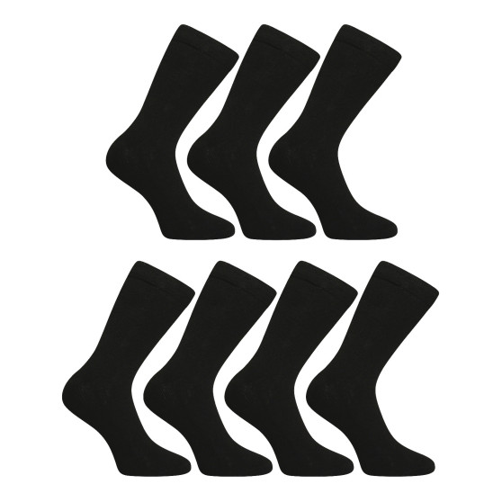 7PACK nogavice Nedeto visoke črne (7NDTP1001)