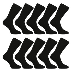 10PACK nogavice Nedeto visoke črne (10NDTP1001)