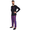 Moška pižama Tommy Hilfiger s copati večbarvna v darilni škatli (UM0UM02989 0G5)
