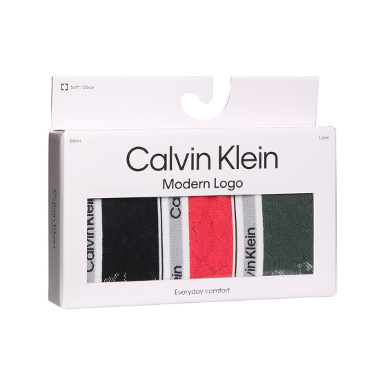 3PACK ženske hlačke Calvin Klein prevelike večbarvne (QD5080E-GP6)