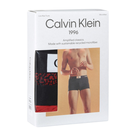 3PACK Moške boksarice Calvin Klein večbarvne (NB3532E-HZY)