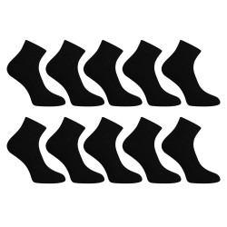 10PACK nogavice Nedeto gležnjarji črni (10NDTPK1001)