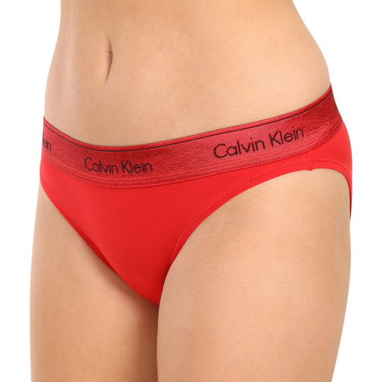 Ženske hlačke Calvin Klein rdeča (QF7451E-XAT)