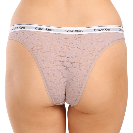 3PACK ženske brazilske hlačke Calvin Klein večbarvne (QD5068E-GP8)