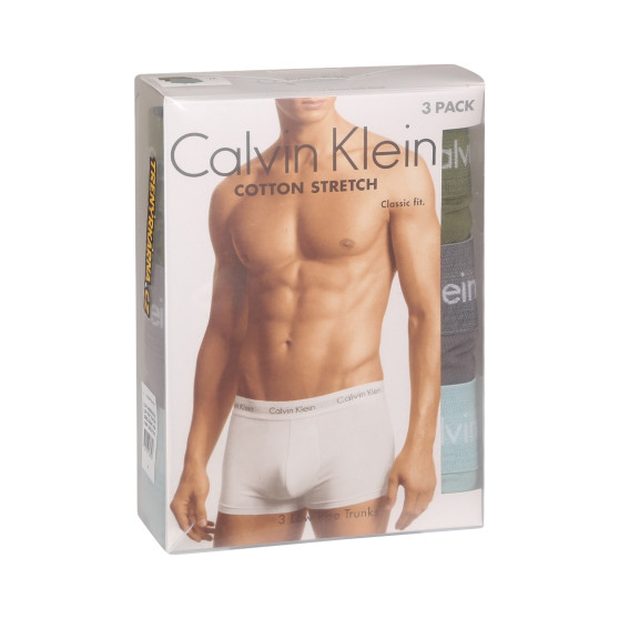 3PACK Moške boksarice Calvin Klein večbarvne (U2664G-H5M)