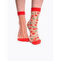 Vesele ženske svilene nogavice Dedoles Češnja in pikice (DRNS1041)