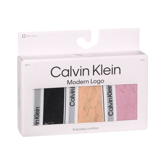 3PACK ženske hlačke Calvin Klein večbarvne (QD5069E-GP9)