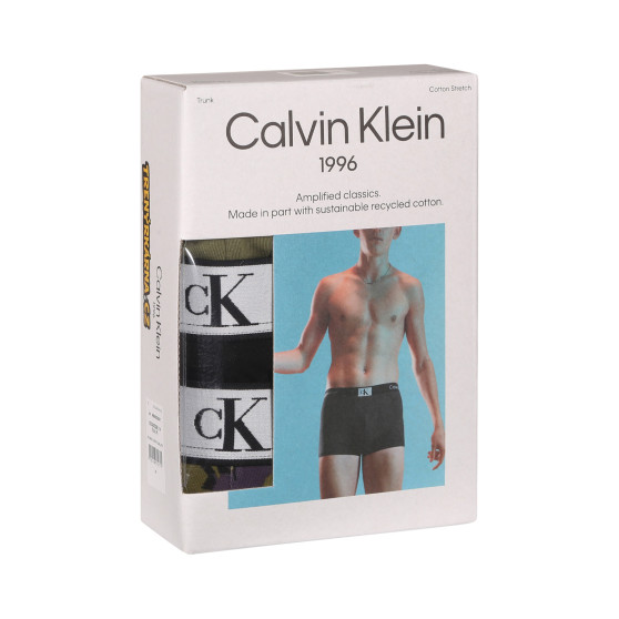 3PACK Moške boksarice Calvin Klein večbarvne (NB3528E-I14)