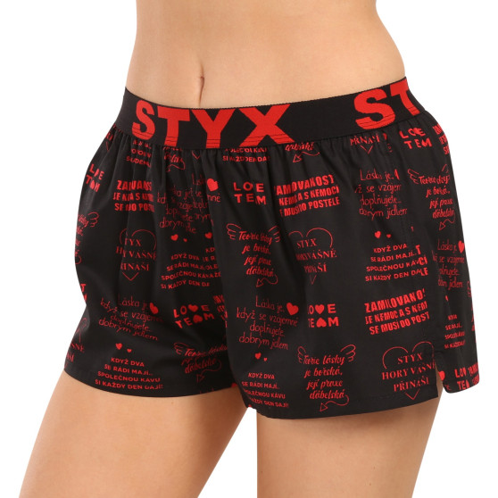 Ženske boksarice Styx umetnost športne gume Valentinovo besedila (T1757)