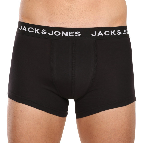 10PACK Moške boksarice Jack and Jones črne (12189937)
