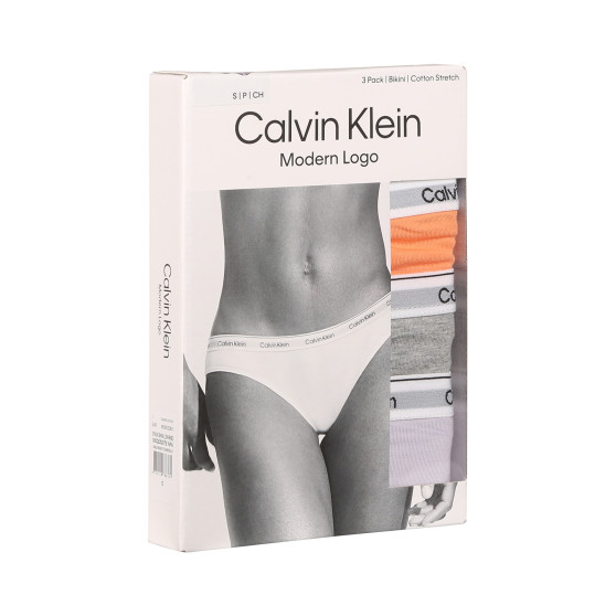 3PACK ženske hlačke Calvin Klein večbarvne (QD5207E-NPA)