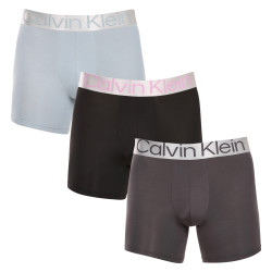 3PACK Moške boksarice Calvin Klein večbarvne (NB3075A-N2D)