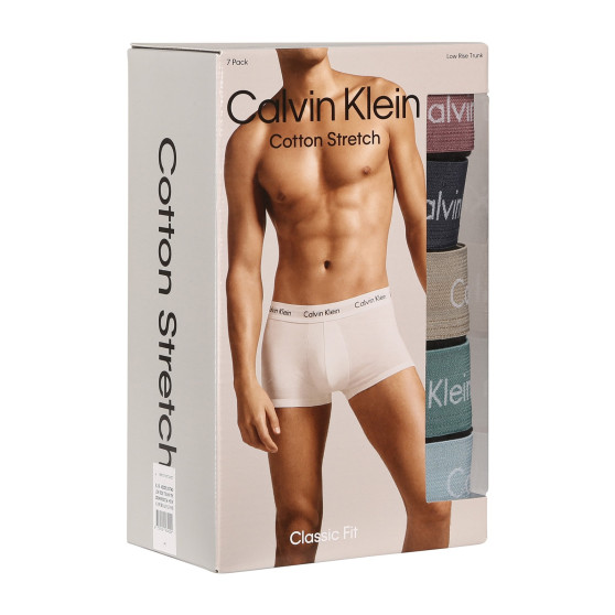 7PACK Moške boksarice Calvin Klein črne (NB3887A-MEW)