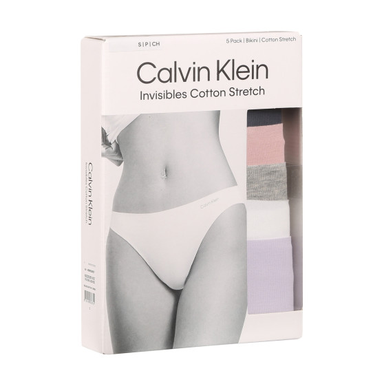 5PACK ženske hlačke Calvin Klein večbarvne (QD5205E-NOZ)