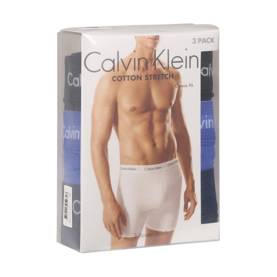 3PACK Moške boksarice Calvin Klein večbarvne (NB1770A-4KU)
