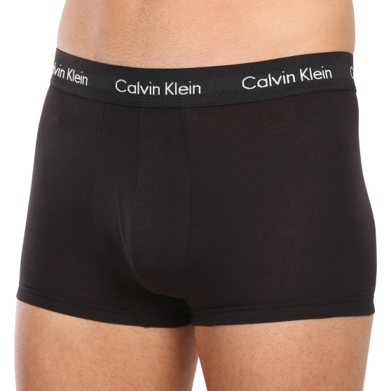 3PACK Moške boksarice Calvin Klein črne (U2664G-XWB)