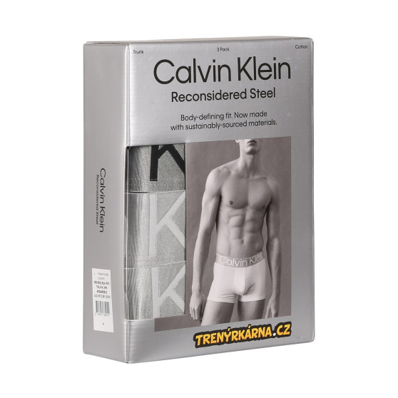 3PACK Moške boksarice Calvin Klein večbarvne (NB3130A-MP1)