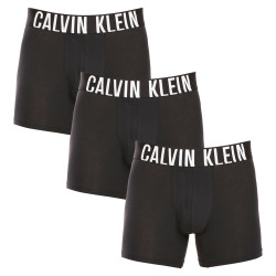 3PACK Moške boksarice Calvin Klein črne (NB3609A-UB1)