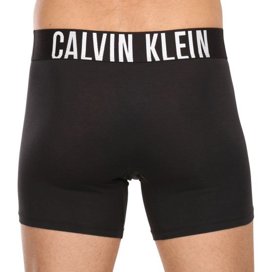 3PACK Moške boksarice Calvin Klein črne (NB3609A-UB1)