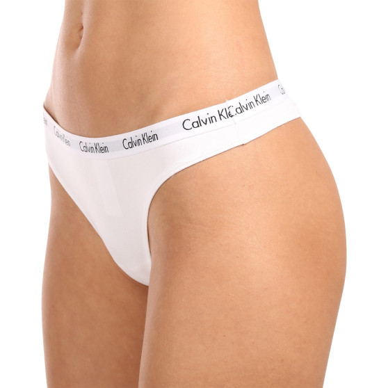 3PACK ženske tangice Calvin Klein večbarvne (QD3587E-WZB)